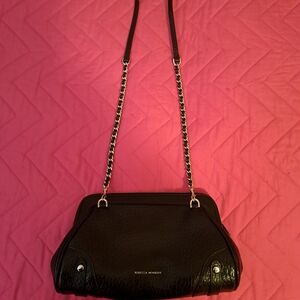Rebecca Minkoff Black Crossbody Bag with Chain Strap